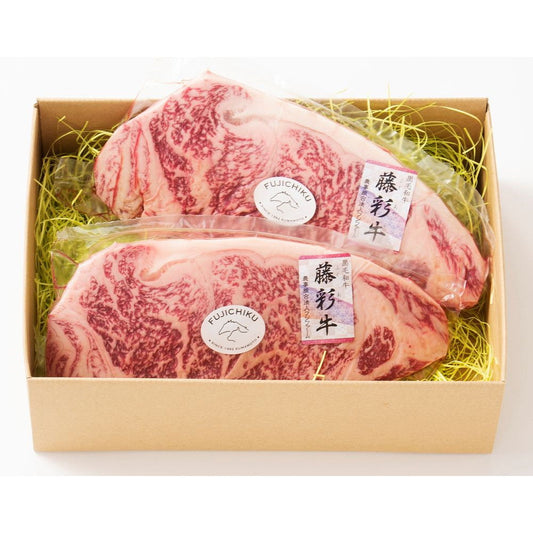 【母の日ギフト】熊本 「フジチク」 藤彩牛サーロインステーキセット【400g】