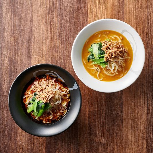 京都　楽仙樓　京の黒酢麺と担々麺