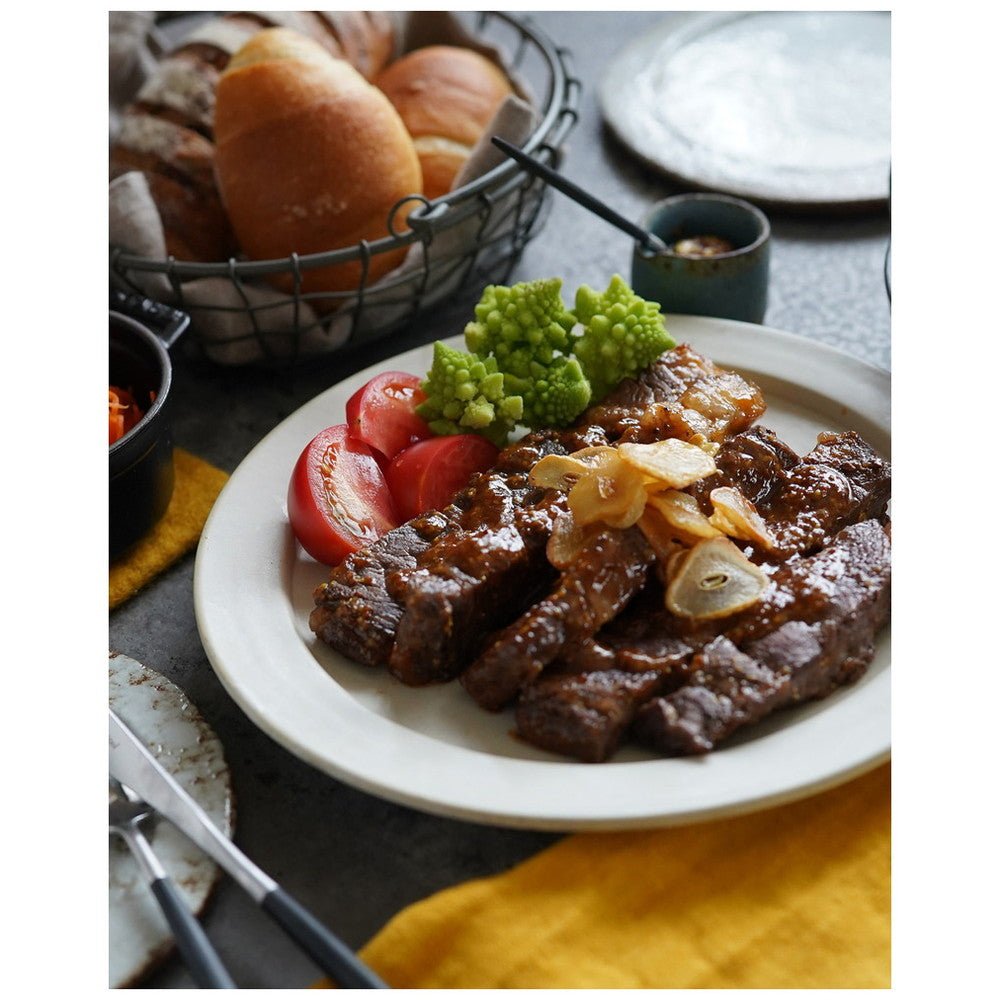 十勝ハーブ牛 肩ロースカットステーキ 【400g】