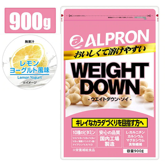 ALPRON ｳｪｲﾄﾀﾞｳﾝ ﾚﾓﾝﾖｰｸﾞﾙﾄ 900g