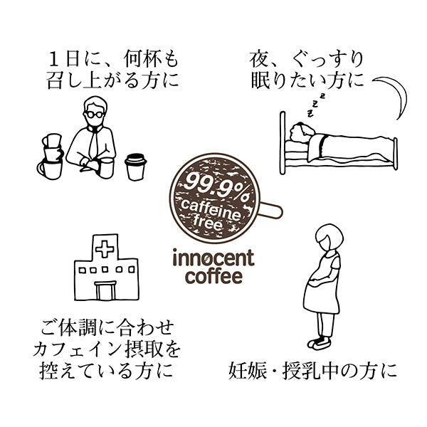 innocent coffee シロクマカフェデカフェコーヒーセット