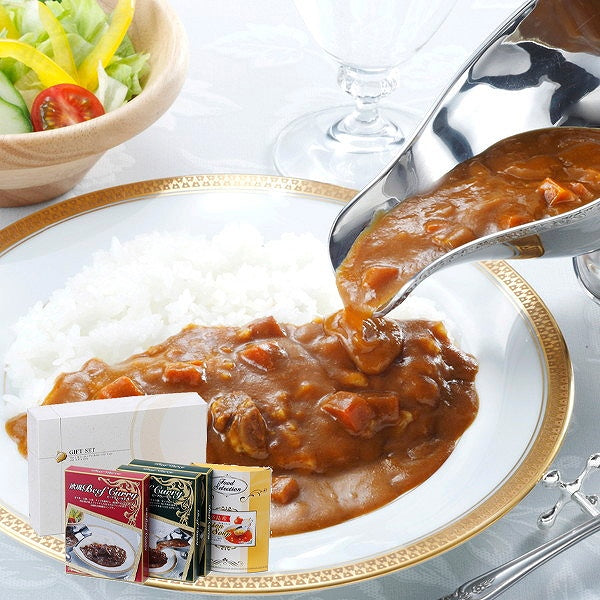 ビーフカレー・淡路島産たまねぎスープセット【カレー3食スープ3食セット】