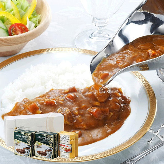 ビーフカレー・淡路島産たまねぎスープセットカレー【4食スープ6食セット】