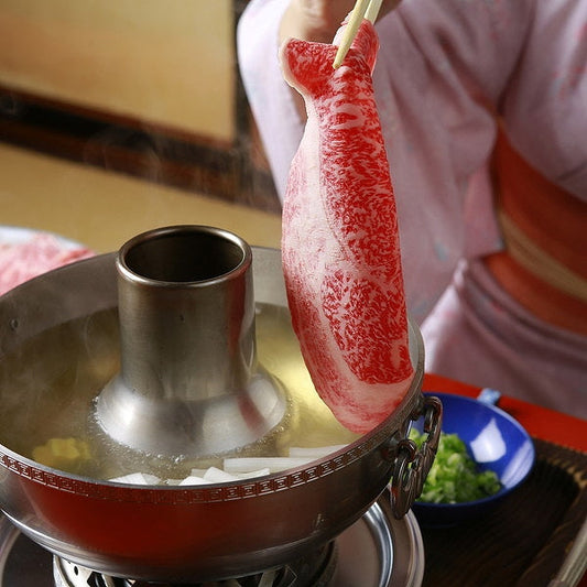 東京・人形町「日山」山形牛モモしゃぶしゃぶ用【モモ肉560g】