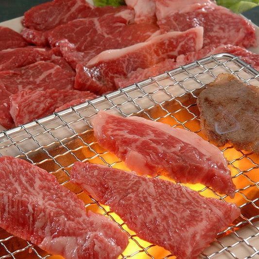 東京・人形町「日山」山形牛モモ・バラ焼肉【モモ肉280g・バラ肉280g】