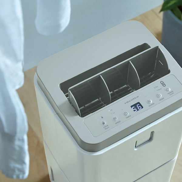 レコルト 部屋干し除湿機 (ナチュラルホワイト)