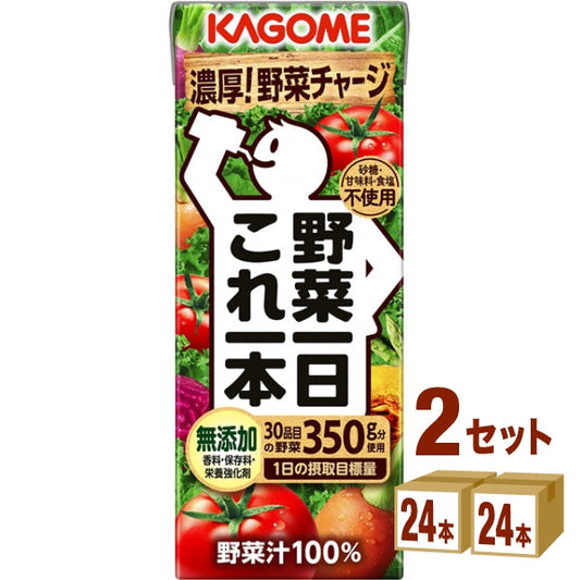 カゴメ 野菜一日これ一本 200ml【48本(2ケース)】